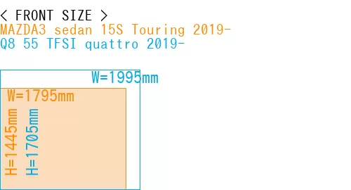#MAZDA3 sedan 15S Touring 2019- + Q8 55 TFSI quattro 2019-